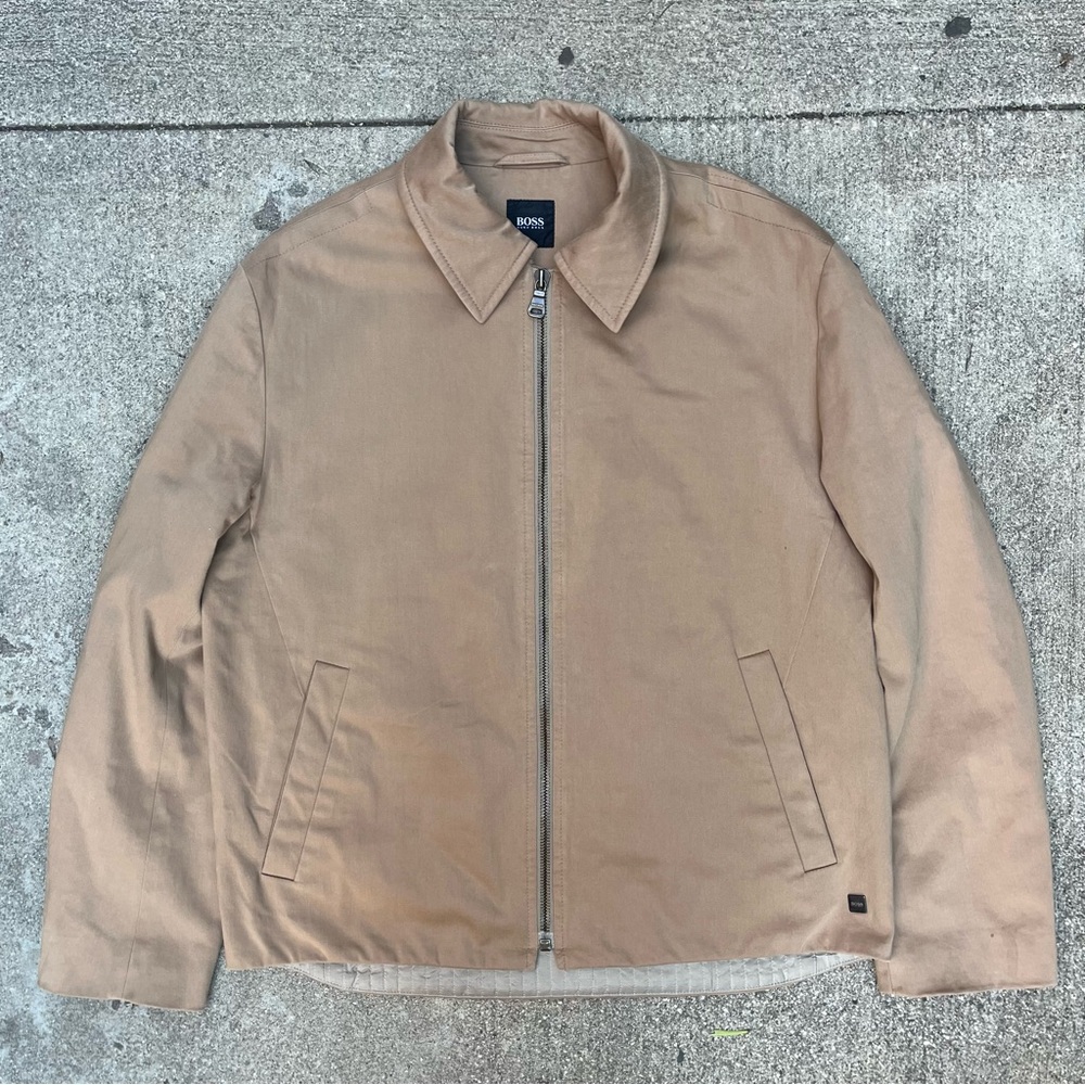 Hugo boss tan Harrington jacket